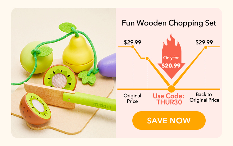 Fun Wooden Chopping Set