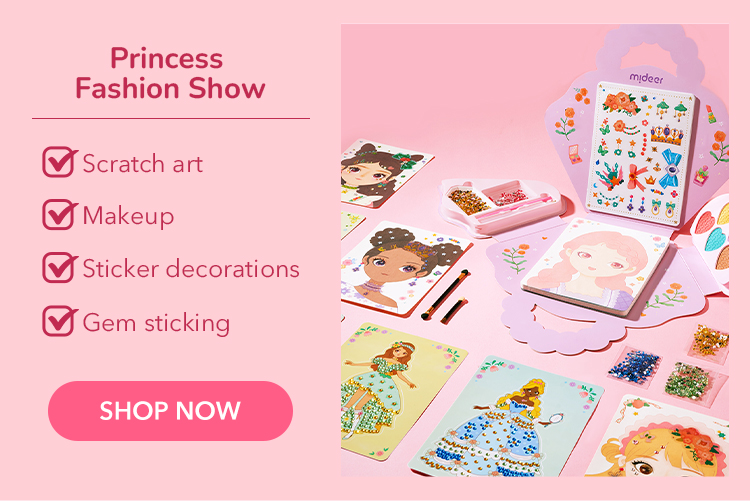 3-in-1 Dress Up Game Set: Princess Fashion Show