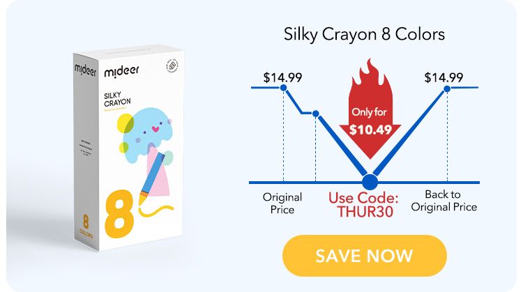 Silky Crayon 8 Colors