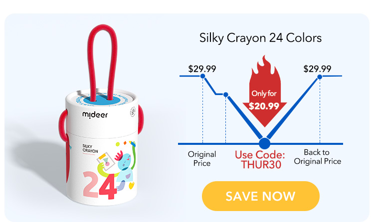 Silky Crayon 24 Colors