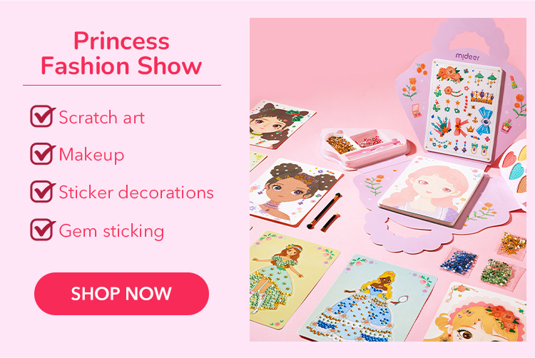 3-in-1 Dress Up Game Set: Princess Fashion Show