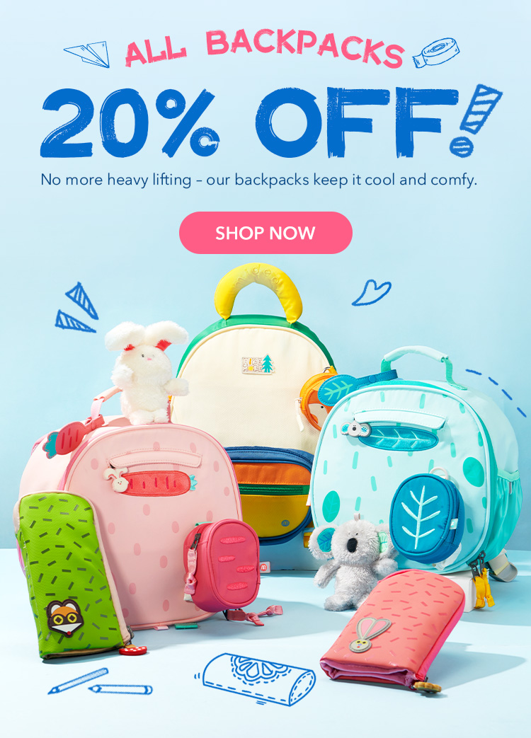 20% Off All Backpacks