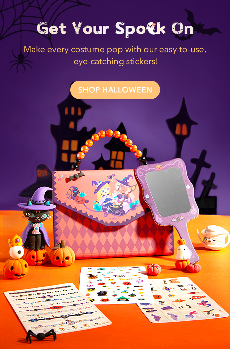 Halloween Dress Up Sticker Pack