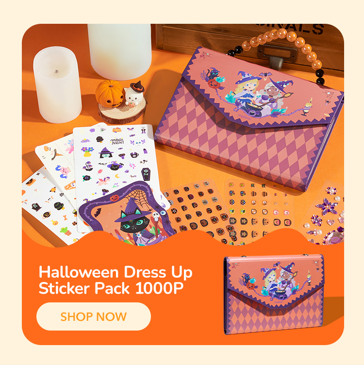 Halloween Dress Up Sticker Pack