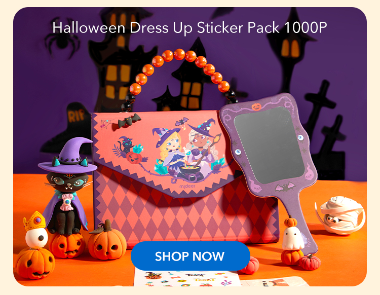 Halloween Dress Up Sticker Pack