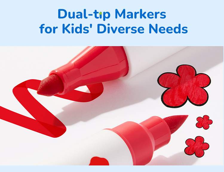 Dual-Tip Washable Marker 36 Colors