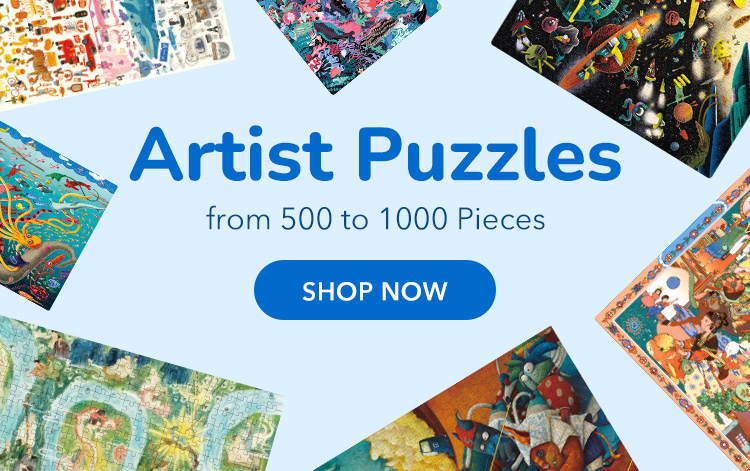 500-1000 Pieces Artist Puzzles