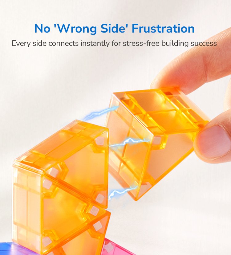 Every side connects instantly for stress-free building success