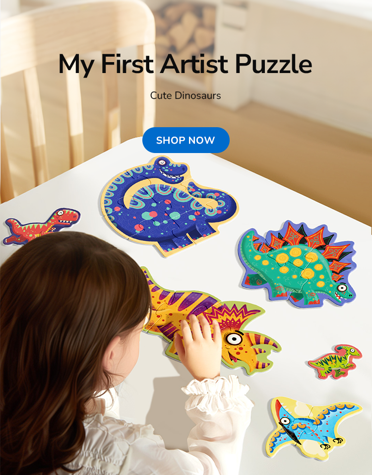My First Artist Puzzle: Cute Dinosaurs